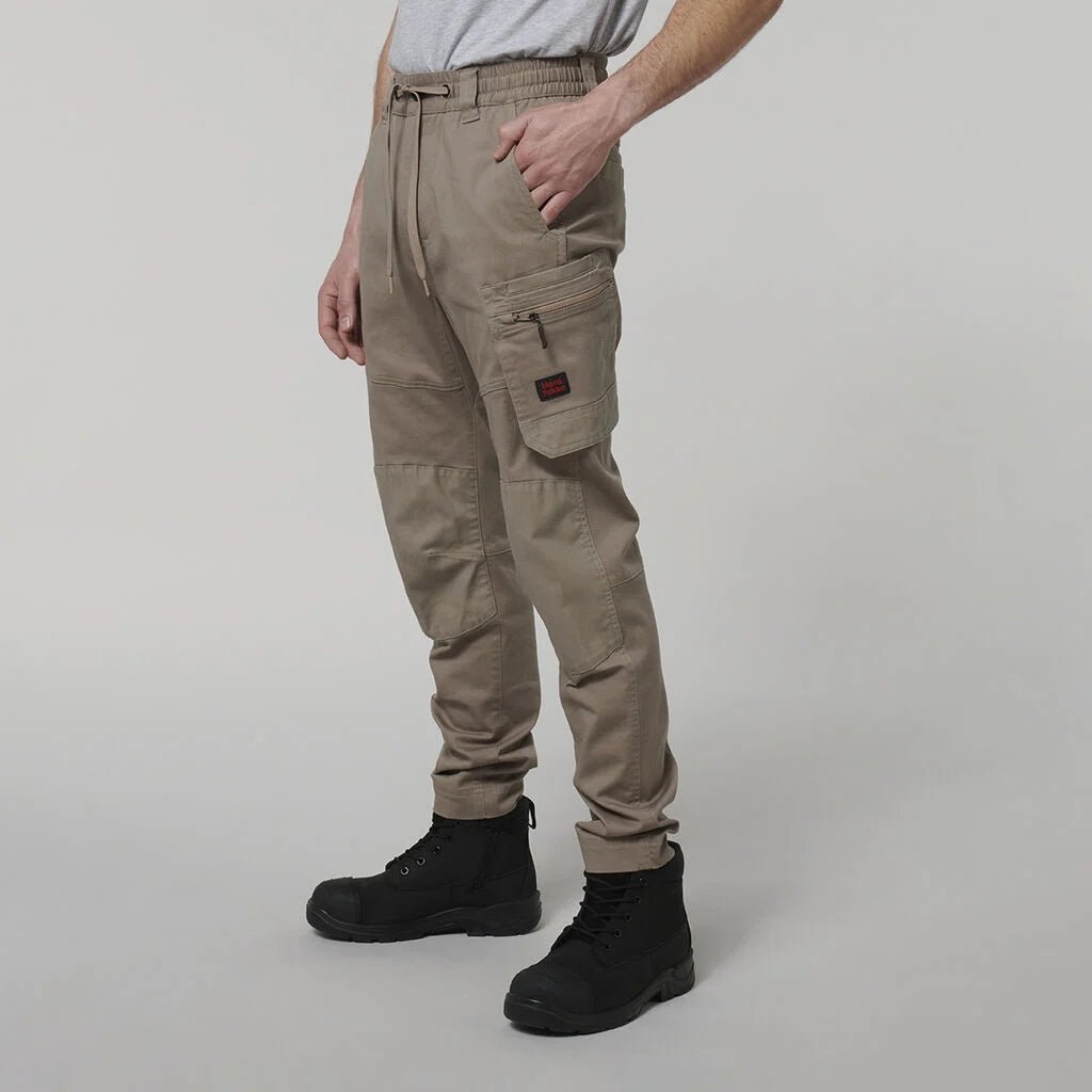 Hard Yakka ToughMaxx Work Pants Reinforced Heavy Duty Elastic Waist Khaki Y02204 - Land to Coast