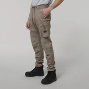 Hard Yakka ToughMaxx Work Pants Reinforced Heavy Duty Elastic Waist Khaki Y02204 - Land to Coast