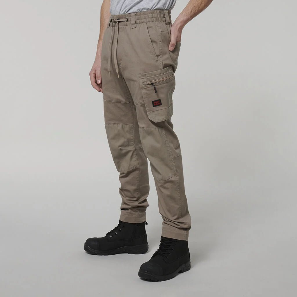 Hard Yakka ToughMaxx Work Pants Reinforced Heavy Duty Elastic Waist Khaki Y02204 - Land to Coast