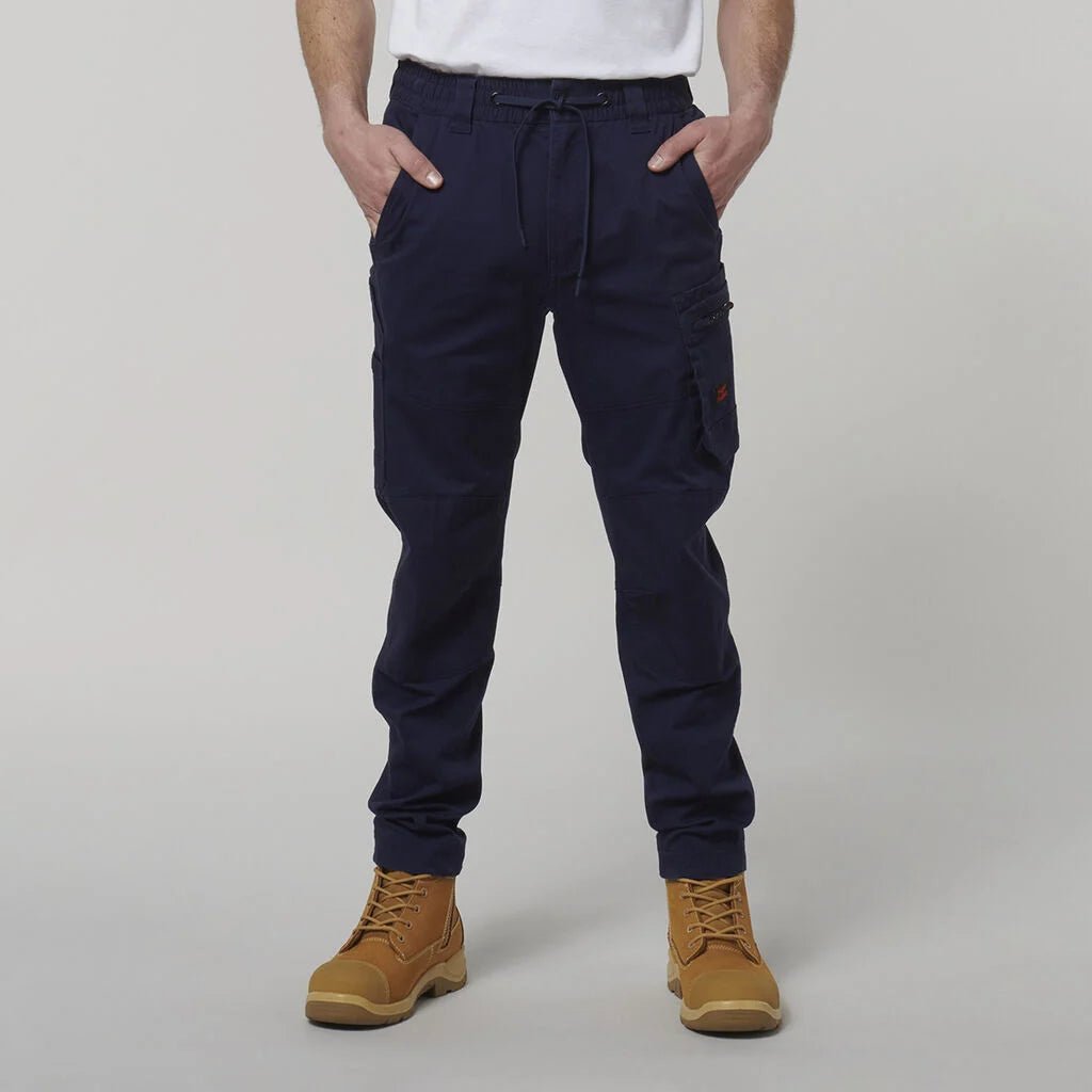 Hard Yakka ToughMaxx Work Pants Reinforced Heavy Duty Elastic Waist Navy Y02204 - Land to Coast