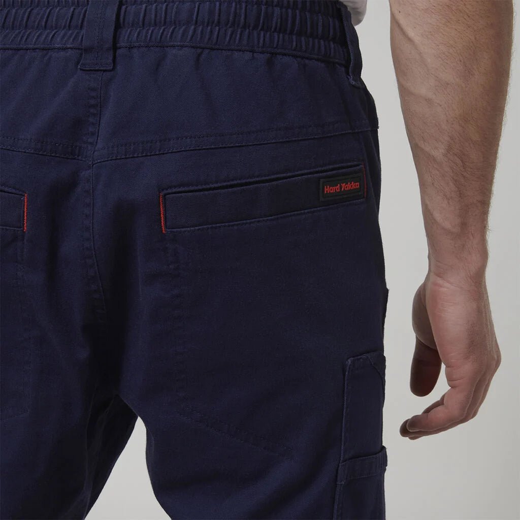 Hard Yakka ToughMaxx Work Pants Reinforced Heavy Duty Elastic Waist Navy Y02204 - Land to Coast