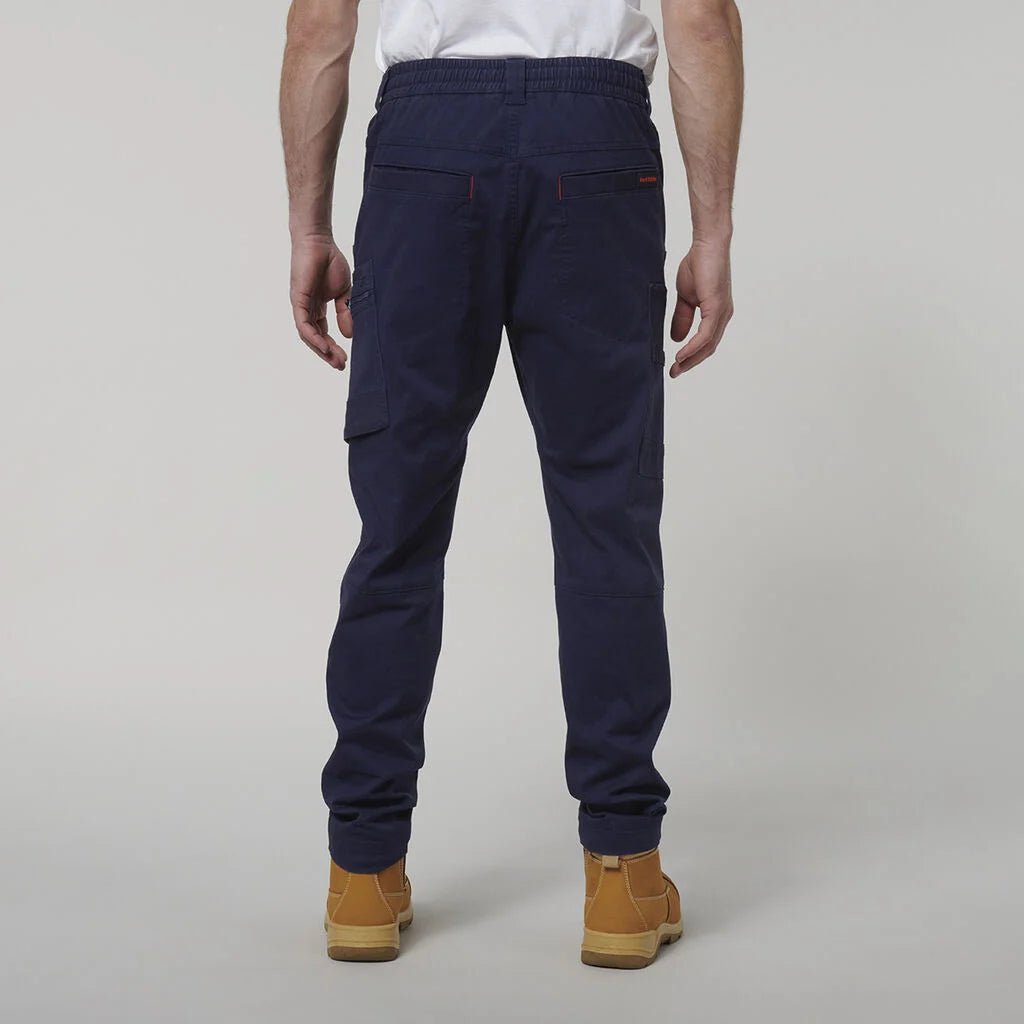 Hard Yakka ToughMaxx Work Pants Reinforced Heavy Duty Elastic Waist Navy Y02204 - Land to Coast