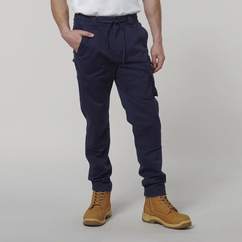 Hard Yakka ToughMaxx Work Pants Reinforced Heavy Duty Elastic Waist Navy Y02204 - Land to Coast