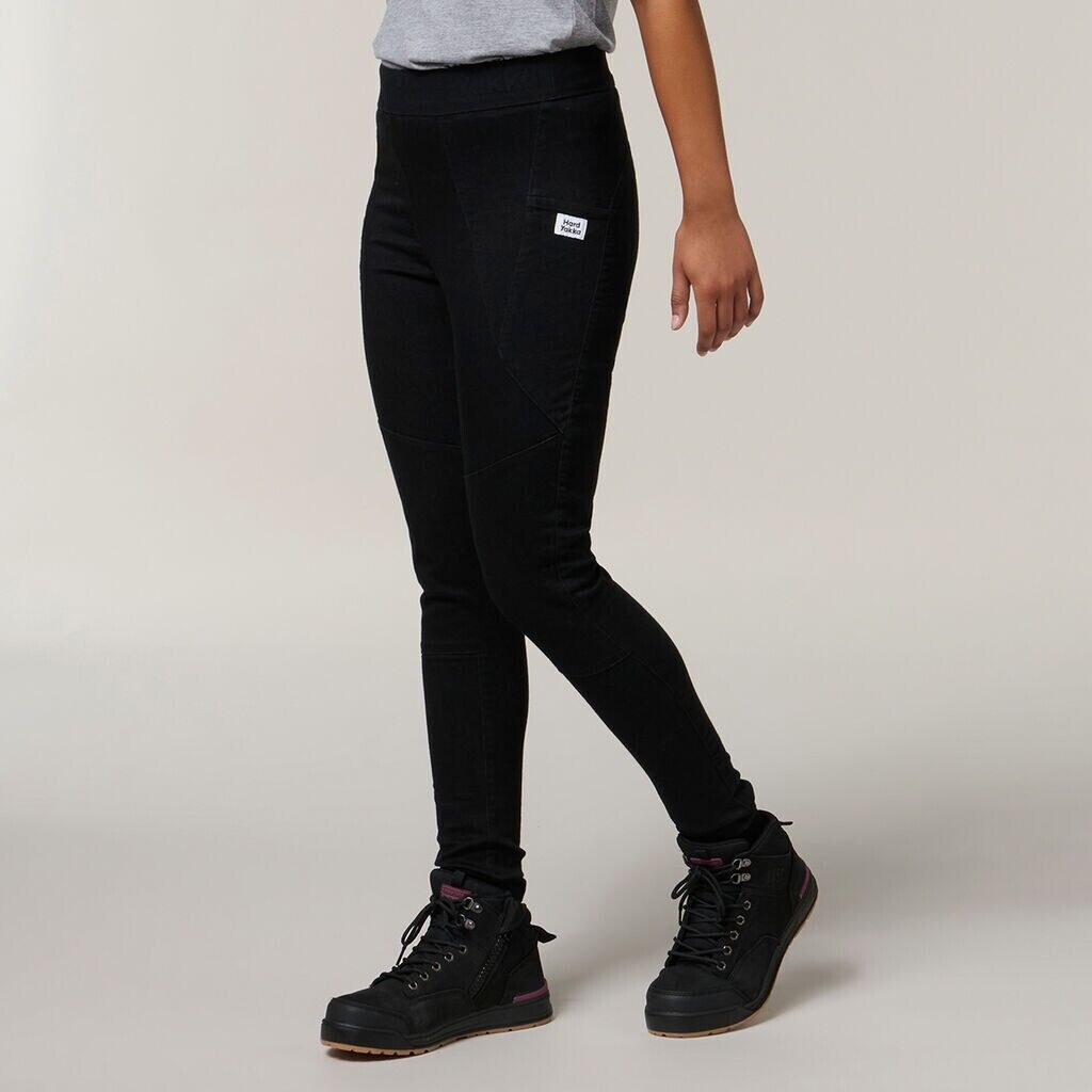 HARD YAKKA Women Gladiator Jegging Lightweight Stretchy Slim Fit Workwear Y08812 - Land to Coast