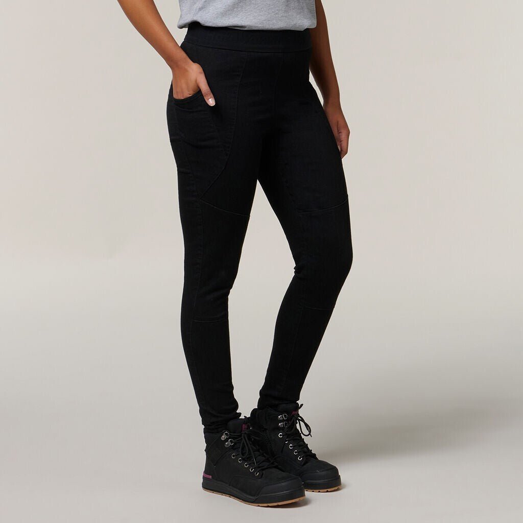 HARD YAKKA Women Gladiator Jegging Lightweight Stretchy Slim Fit Workwear Y08812 - Land to Coast