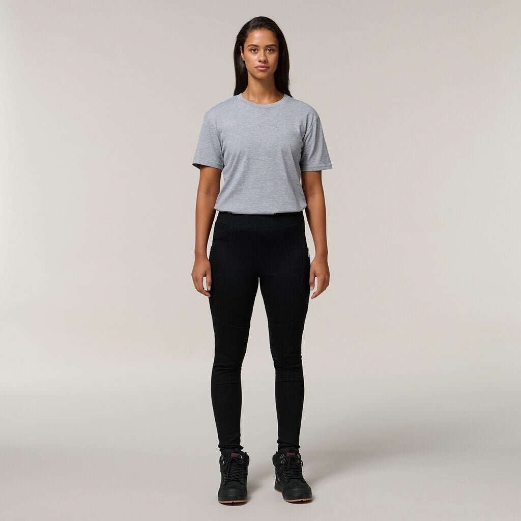 HARD YAKKA Women Gladiator Jegging Lightweight Stretchy Slim Fit Workwear Y08812 - Land to Coast