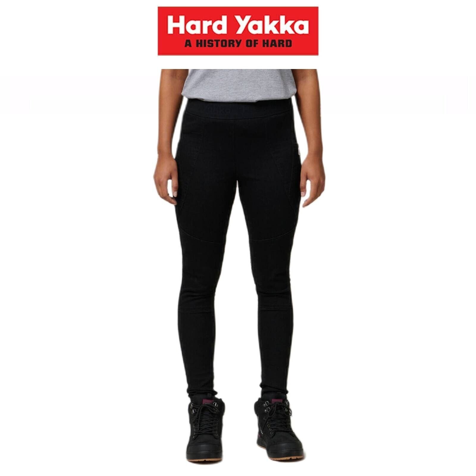 HARD YAKKA Women Gladiator Jegging Lightweight Stretchy Slim Fit Workwear Y08812 - Land to Coast