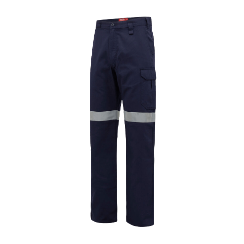 Hard Yakka Womens Cargo Taped Work Safety Reflective Drill Pants Comfort Y08380 - Land to Coast