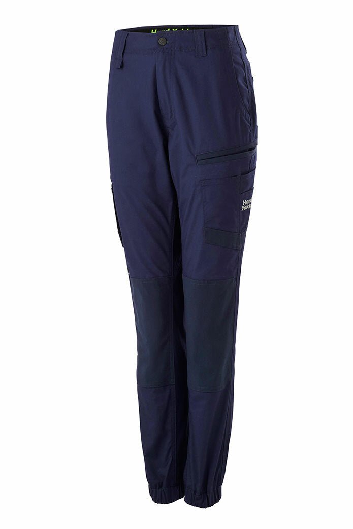 Hard Yakka Womens Raptor Cuff Long Pants Stretch Tough Work Safety Comfy Y08382 - Land to Coast