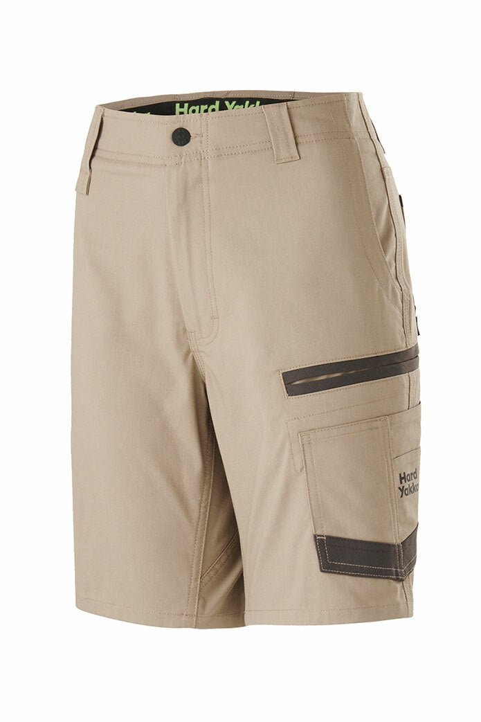 Hard Yakka Womens Raptor Mid Shorts Work Comfortable Cargo Tough Flexible Y08228 - Land to Coast