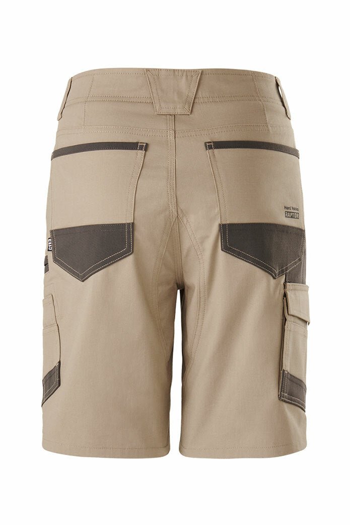 Hard Yakka Womens Raptor Mid Shorts Work Comfortable Cargo Tough Flexible Y08228 - Land to Coast