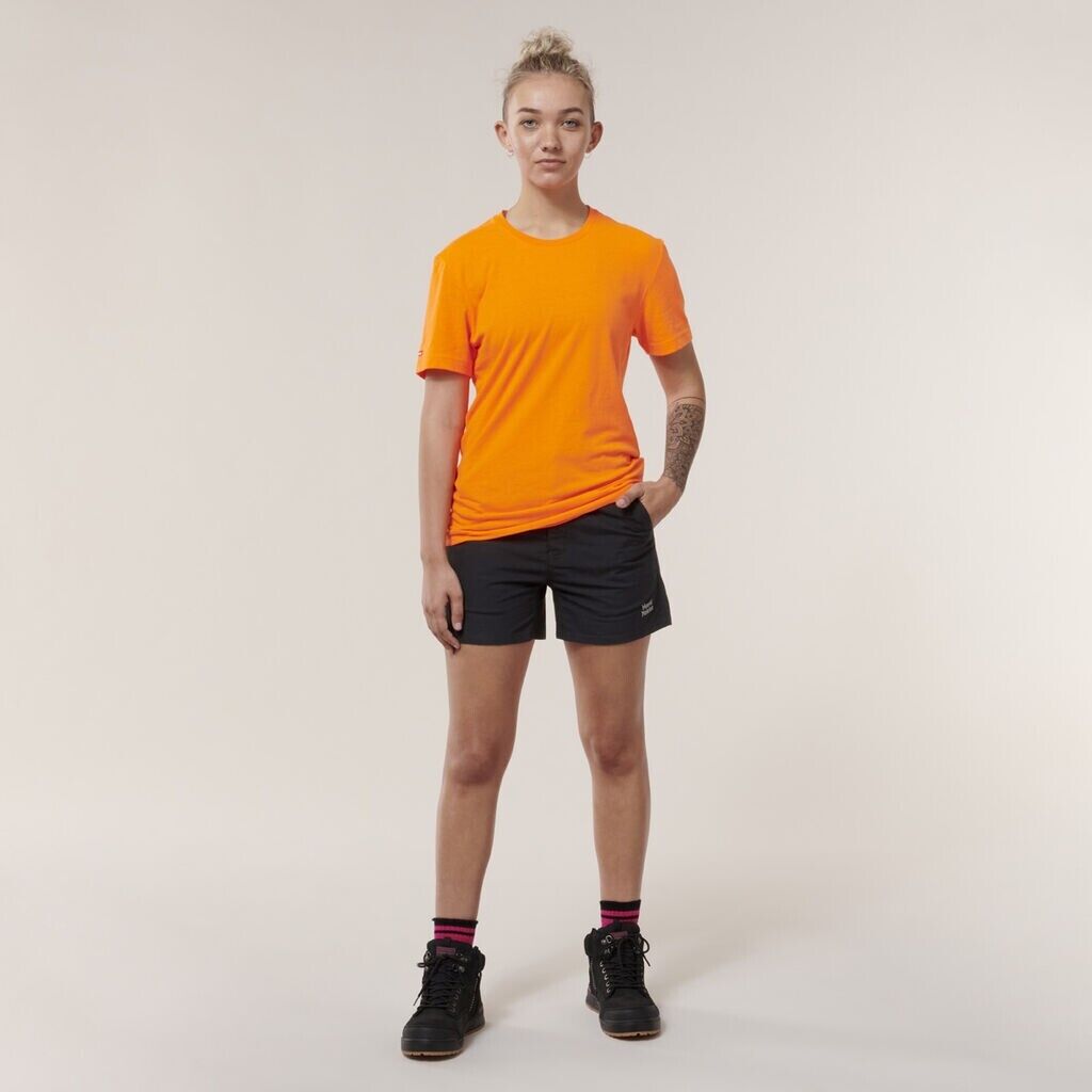 Hard Yakka Womens Slim Fit Shorts Tough Work Durable Raptor Short Y08497 - Land to Coast
