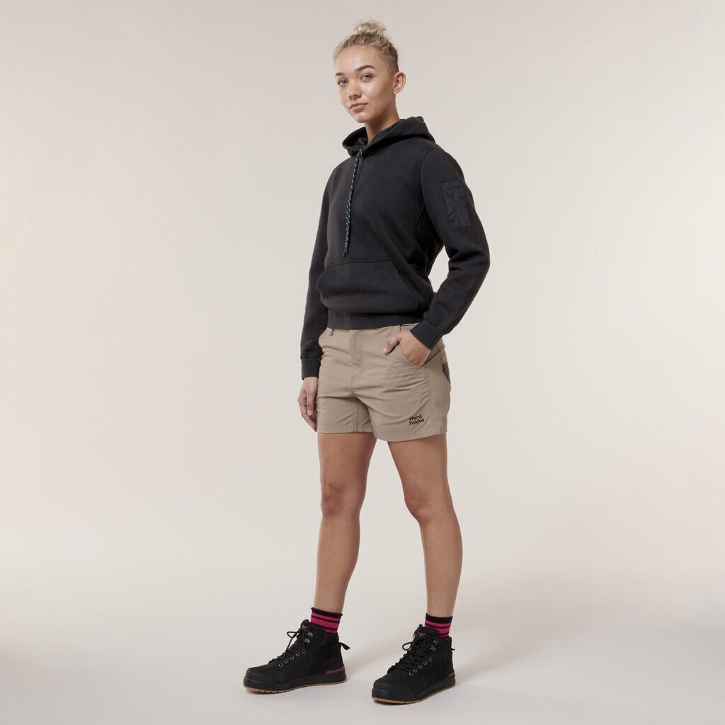 Hard Yakka Womens Slim Fit Shorts Tough Work Durable Raptor Short Y08497 - Land to Coast