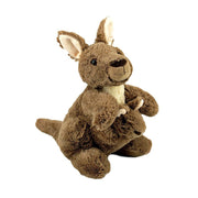 Hug'ems Kangaroo with Joey 11" - Land to Coast