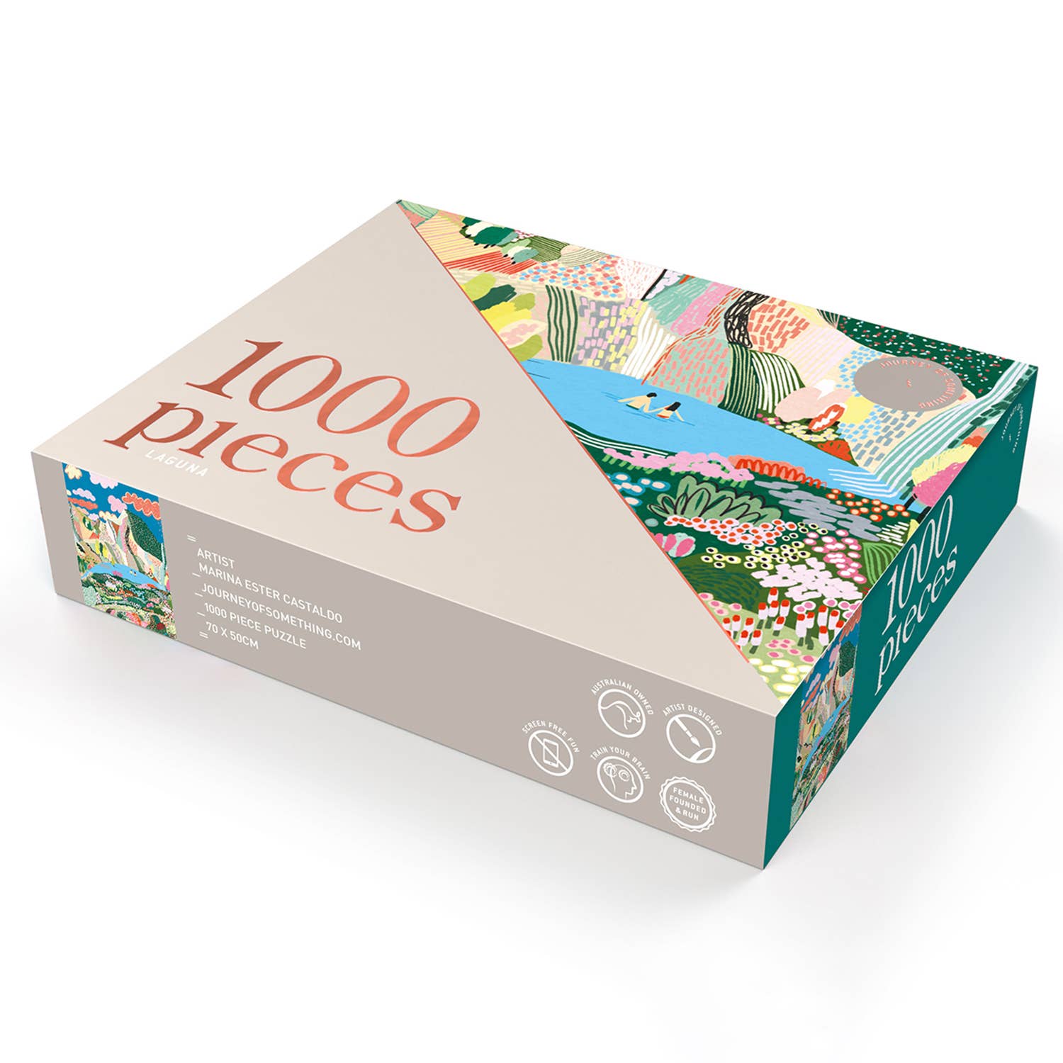 Journey Of Something Puzzle Laguna Marina 1000 Piece Jigsaw HST02741 - Land to Coast