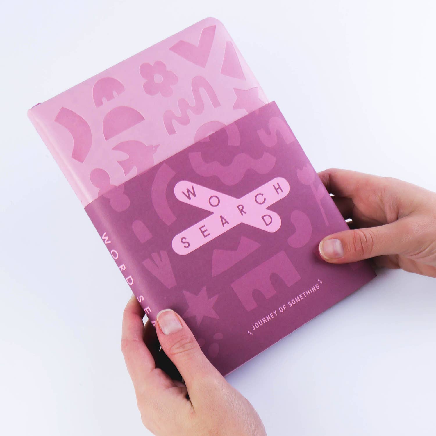 Journey Of Something Word Search Puzzle Book Pink Abstract HST03367 - Land to Coast