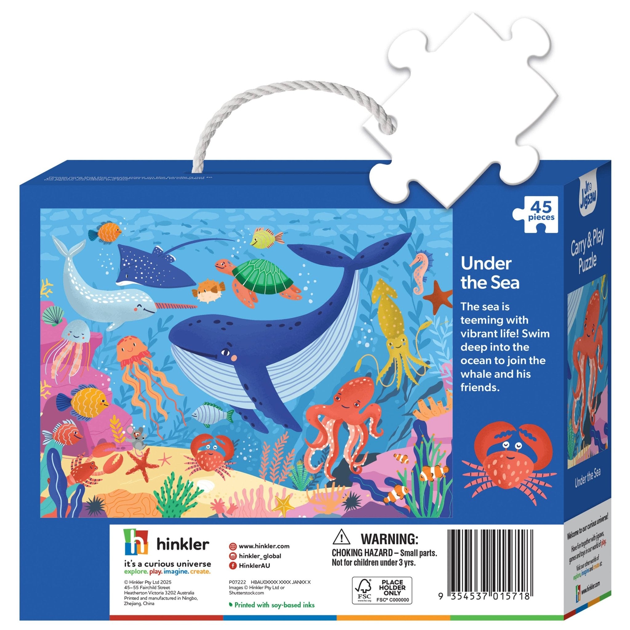 Junior Jigsaw Carry & Play Under the Sea - Land to Coast