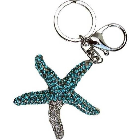 Keyring Blue Starfish - Land to Coast
