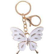 Keyring White Butterfly - Land to Coast