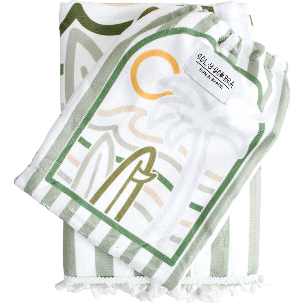 Kids Towel Poncho Summer Greens - Land to Coast
