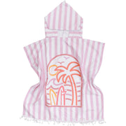 Kids Towel Poncho Summer Pinks - Land to Coast