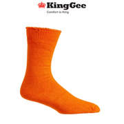 KingGee Mens Bamboo Work Sock Padded Footbed Comfortable Workwear K09270 - Land to Coast