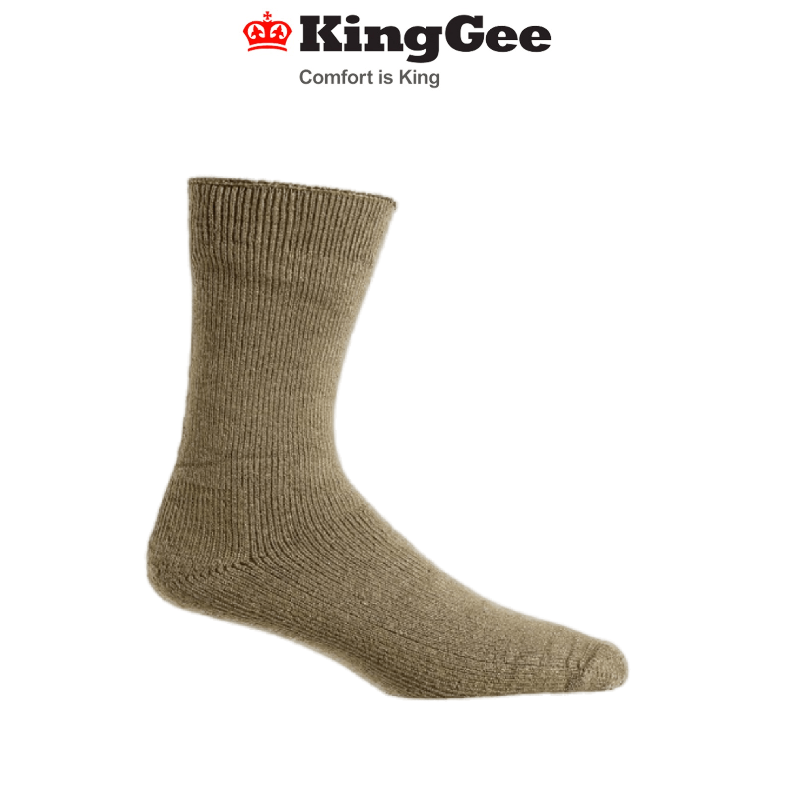 KingGee Mens Bamboo Work Sock Padded Footbed Comfortable Workwear K09270 - Land to Coast