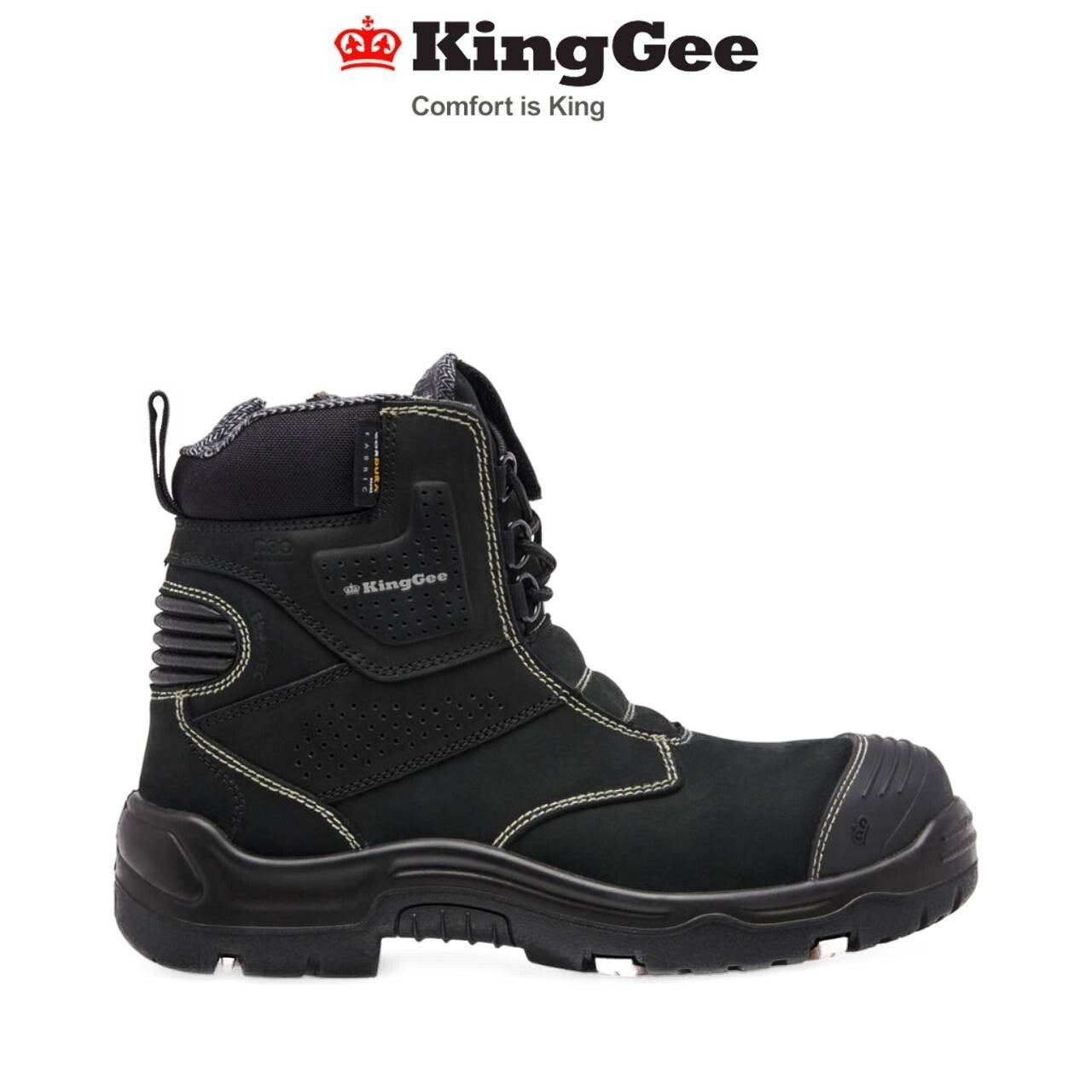 KingGee Mens BENNU PRO 6 Safety Comfort Steel Toe Work Boot K28008 - Land to Coast