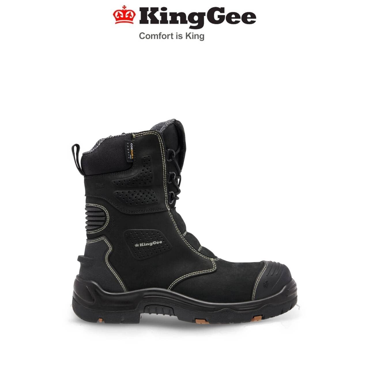 KingGee Mens BENNU PRO 9 Safety Comfort Steel Toe Work Boot K28006 - Land to Coast