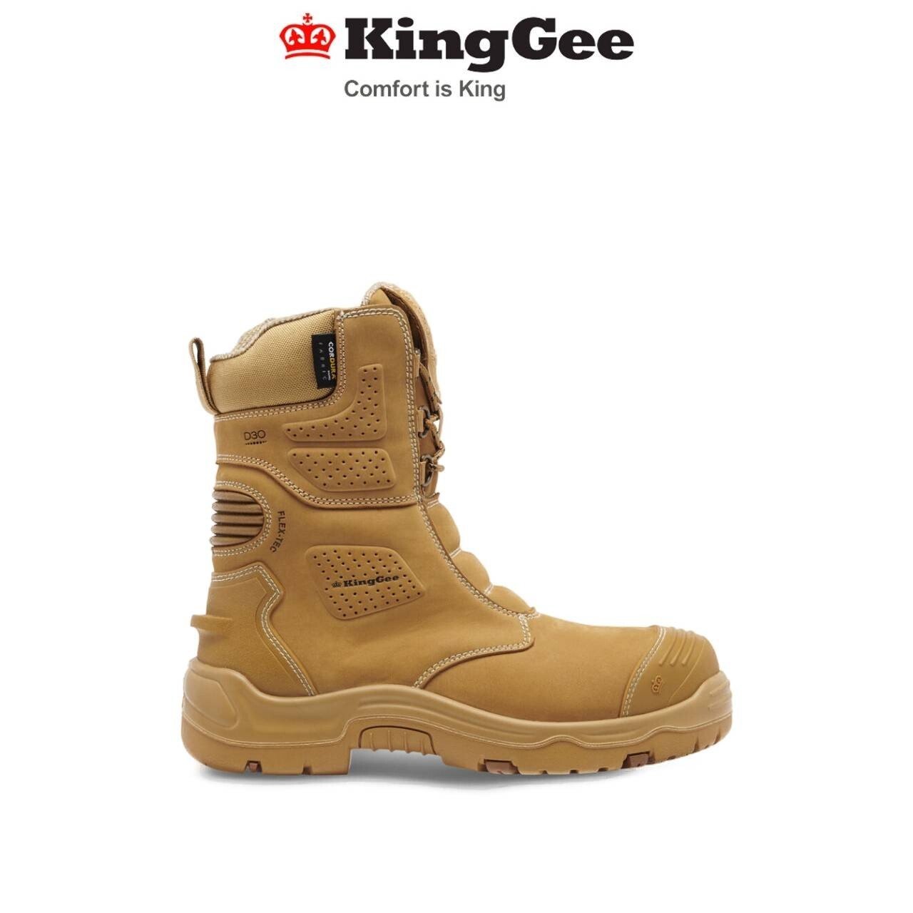KingGee Mens BENNU PRO 9 Safety Comfort Steel Toe Work Boot K28007 - Land to Coast