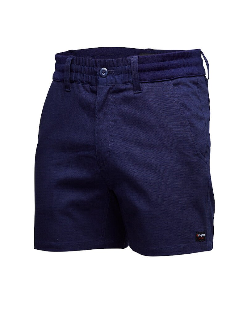 KingGee Mens Comfort Waist Short Short Toughs Durable Stretch Ripstop K17012 - Land to Coast