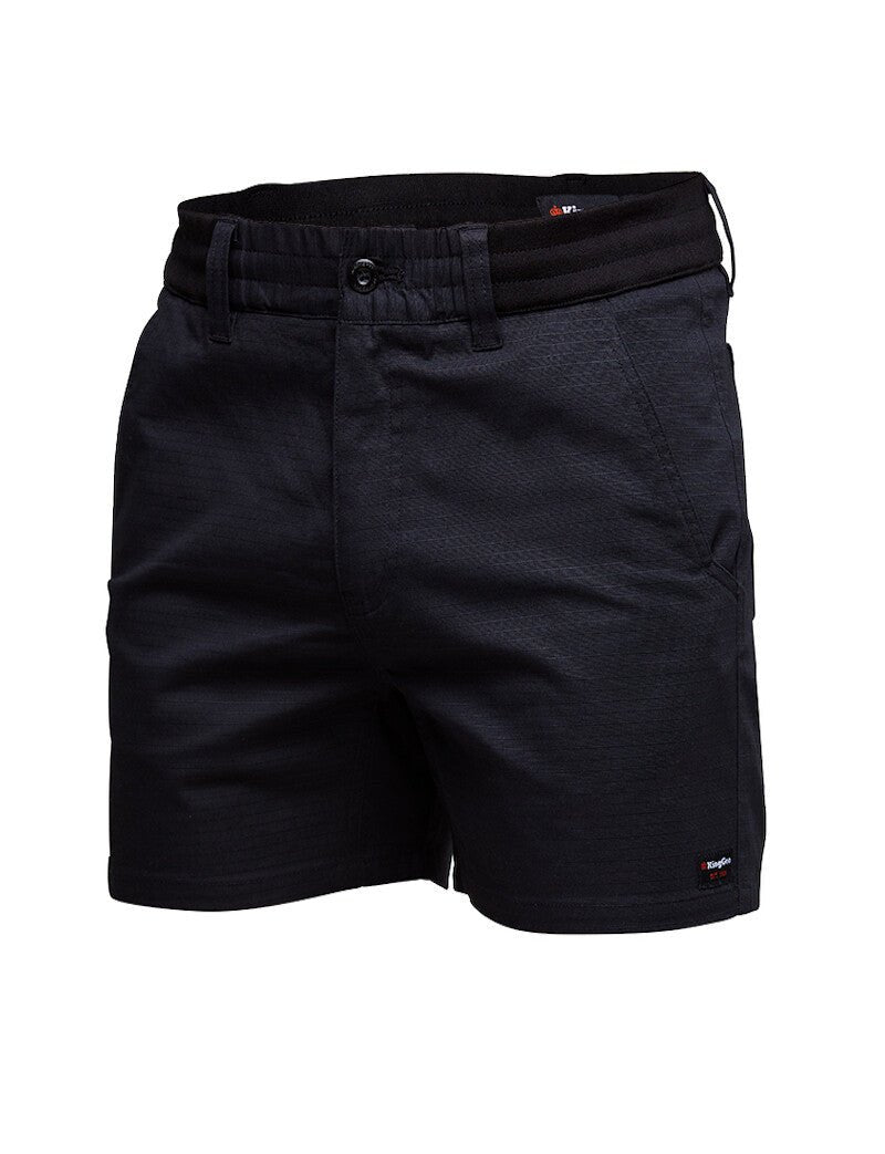 KingGee Mens Comfort Waist Short Short Toughs Durable Stretch Ripstop K17012 - Land to Coast