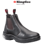KingGee Mens Flinders Boot Steel Safety Cap Comfort PU Midsole Work Boots K25500 - Land to Coast