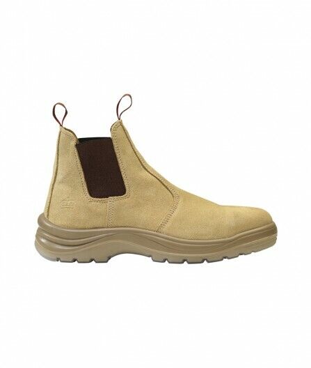 KingGee Mens Flinders Suede Steel Safety Cap Heat Resistant Work Boots K25180 - Land to Coast