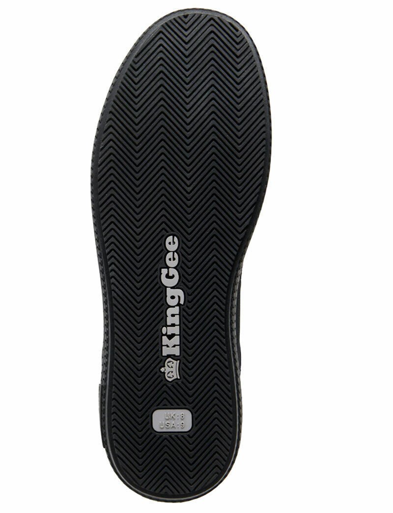 KingGee Mens Grip 3000 Canvas Shoes Rubber Toe Bump Comfortable Workwear K26540 - Land to Coast