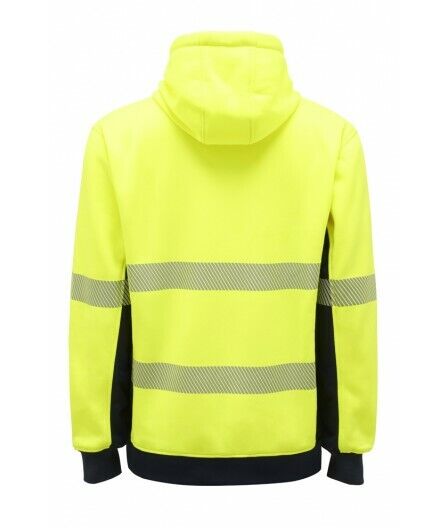 KingGee Mens Hi Vis Reflective Pull Over Hoodie Winter Fleece Work Safety K55054 - Land to Coast