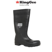KINGGEE Mens Hydroguard Safety Waterproof Gumboot Oil Resistant Steel Toe K29006 - Land to Coast