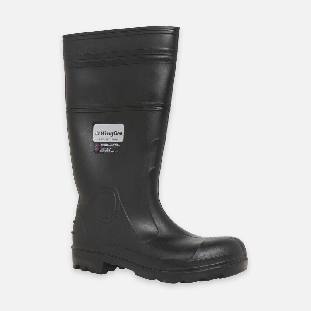 KINGGEE Mens Hydroguard Safety Waterproof Gumboot Oil Resistant Steel Toe K29006 - Land to Coast