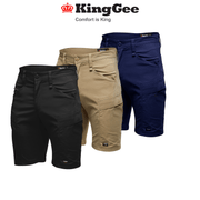 KingGee Mens KingGee Drycool Shorts Stretch Ripstop Cargo Light Work K17013 - Land to Coast