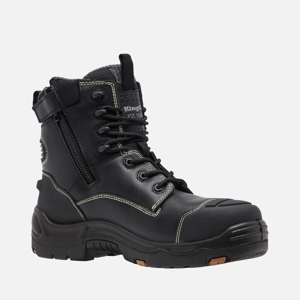 KingGee Mens ONYX 6CZ Composite Toe Water Resistant Comfort Work Boot K28000 - Land to Coast