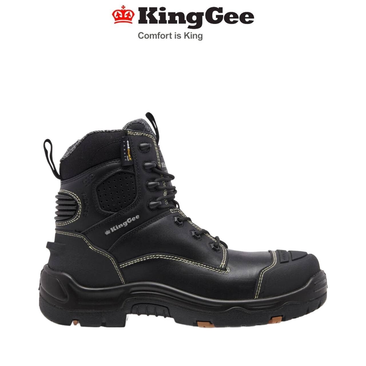KingGee Mens ONYX 6CZ Composite Toe Water Resistant Comfort Work Boot K28000 - Land to Coast