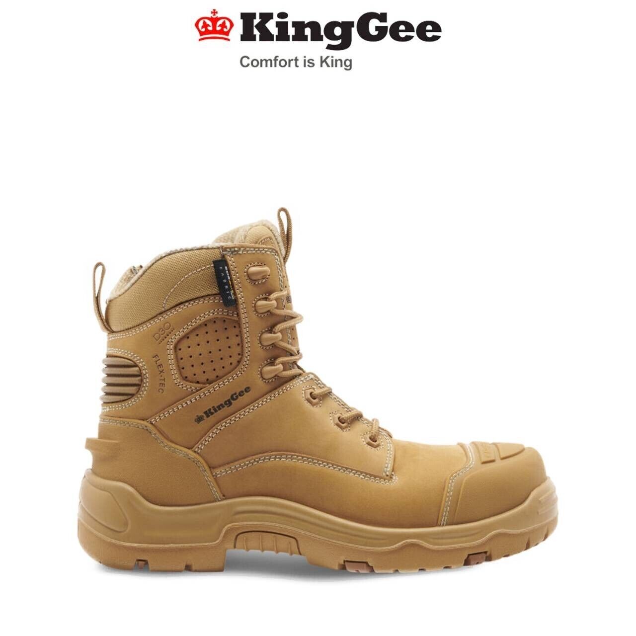 KingGee Mens ONYX 6CZ Composite Toe Water Resistant Comfort Work Boot K28001 - Land to Coast