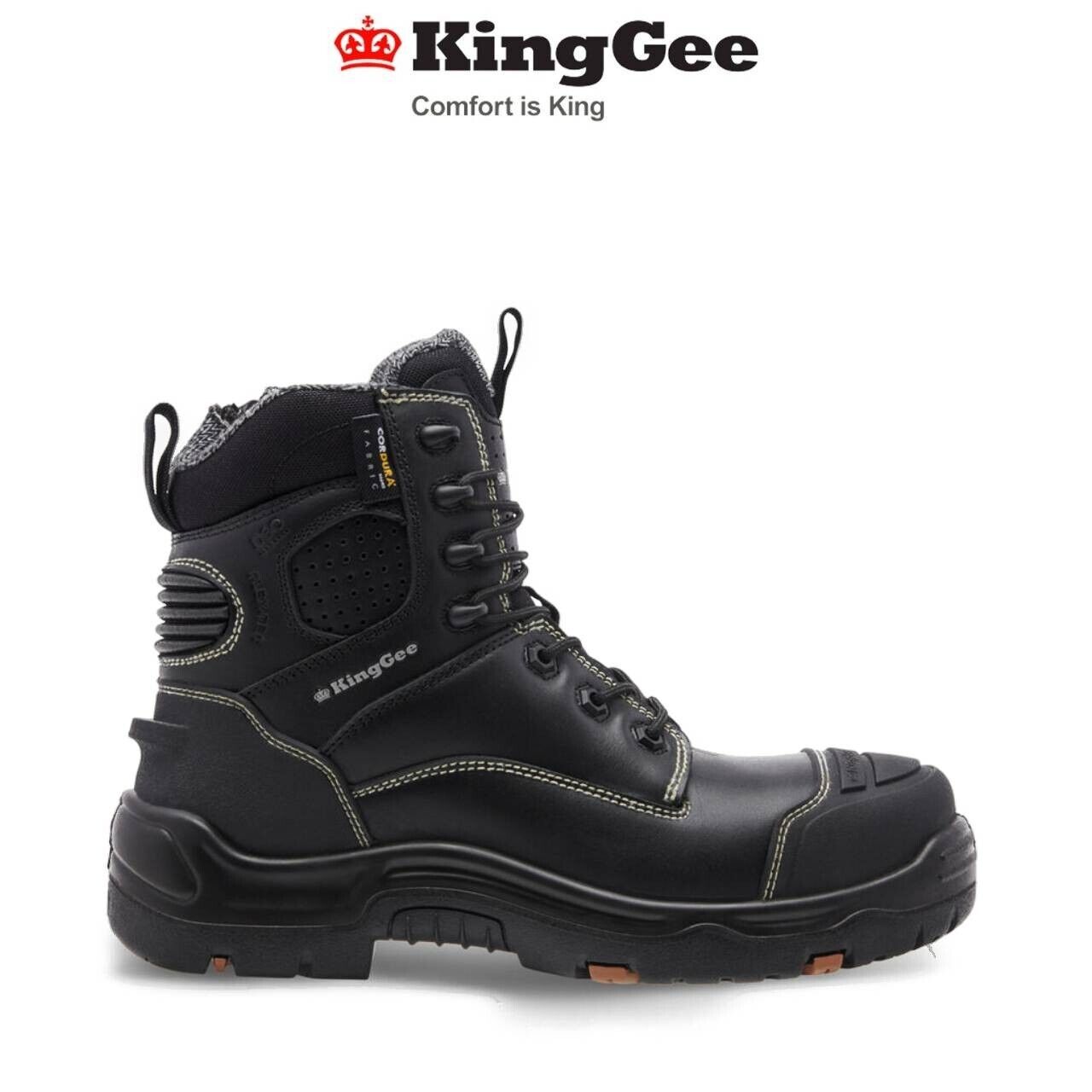 KingGee Mens ONYX 6Z Puncture - Resistant Comfort Durable Work Boot K27998 - Land to Coast
