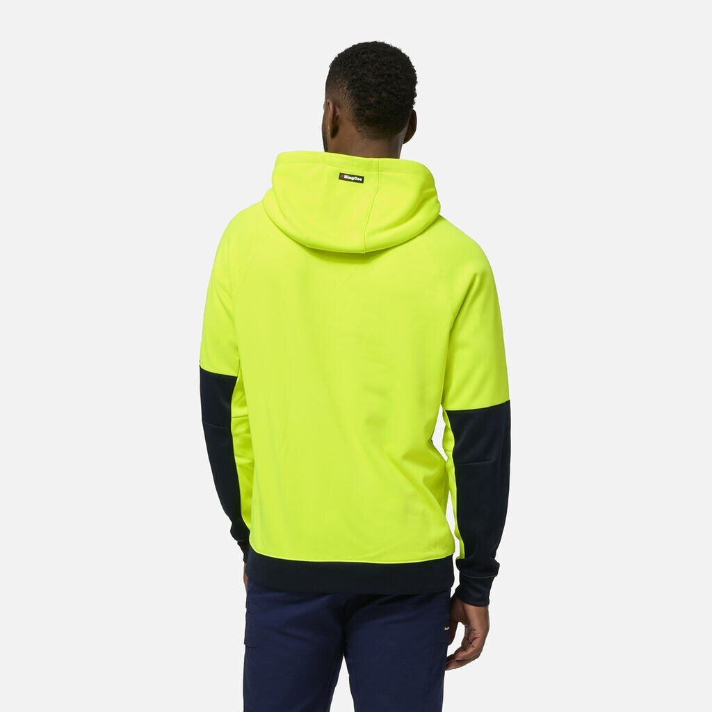 KINGGEE Mens Original Hi Vis Water Repellent Hoodie Work K55012 - Land to Coast
