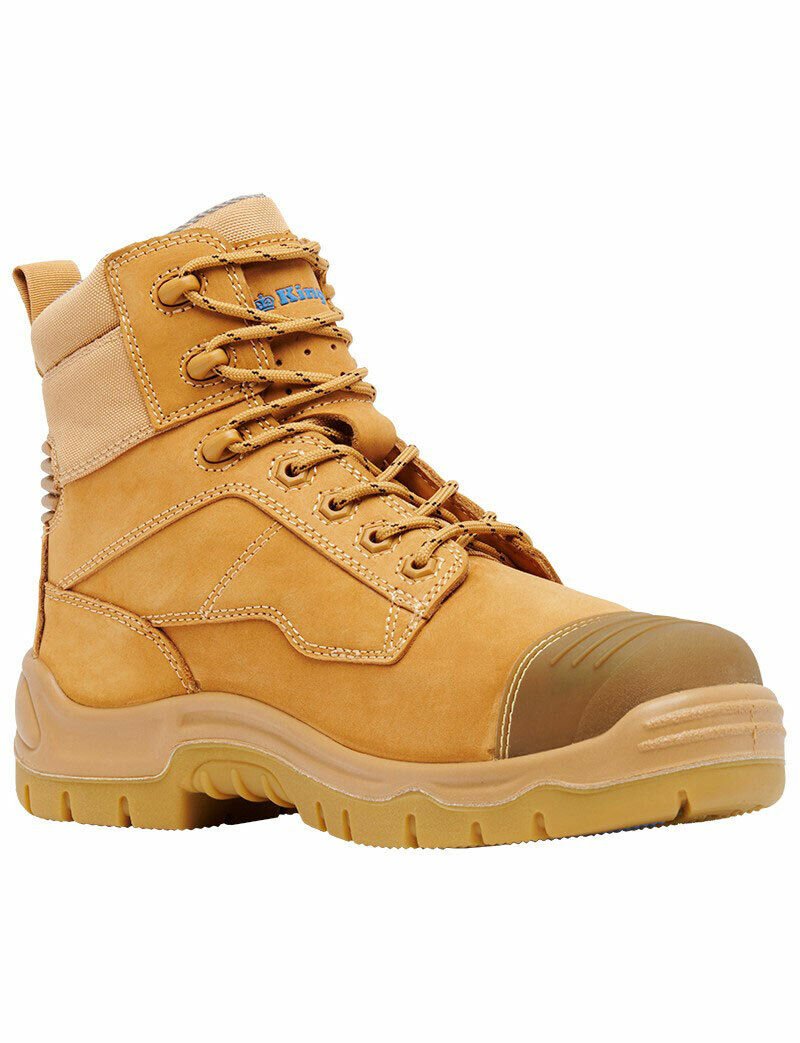 KingGee Mens Phoenix 6C EH MET Work Safety Boots Water Resistant Leather K27872 - Land to Coast
