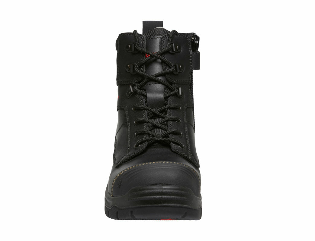 KingGee Mens Phoenix 6Z Side UP Work Safety Boots Nubuck Leather Comfy K27890 - Land to Coast