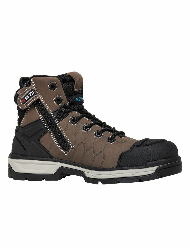 KingGee Mens Quantum Premium Quality Boots Leather Light Safety Work K27120 - Land to Coast
