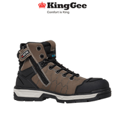 KingGee Mens Quantum Premium Quality Boots Leather Light Safety Work K27120 - Land to Coast