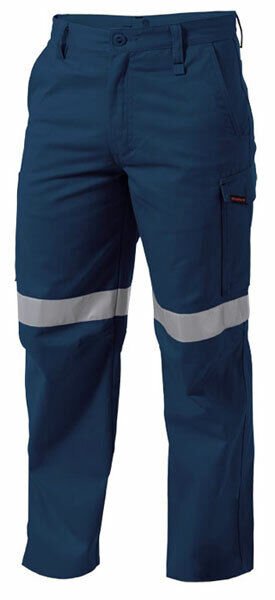 KingGee Mens Reflective WorkCool Pants Triple Stitching Taped Work Safety K53800 - Land to Coast