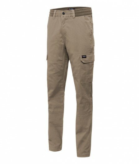 KingGee Mens Rib Comfy Waist Pant Tough Waistband Work Safety Drawstring K13005 - Land to Coast